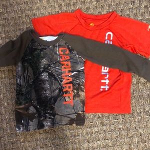 Two toddler carhartt tees